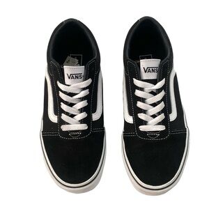 Vans Classic Low Black White Vans  - 5Y